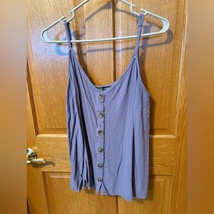 Torrid Purple Button-Front Camisole